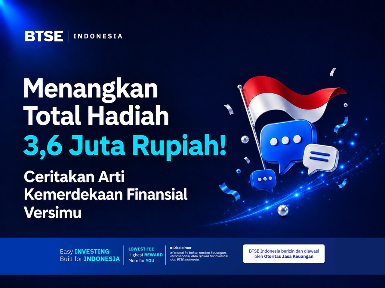 Ceritakan Merdeka Finansial Versimu dan Menangkan Hadiah Rp3,6 Juta